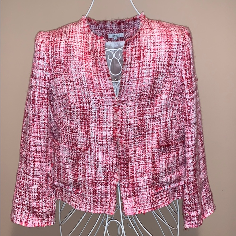 Cache Tweed Pink Jacket 8 - image 2